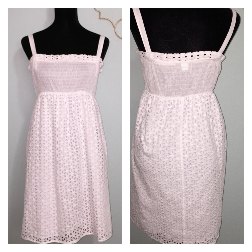 Moda International | white eyelet beach dress XL
